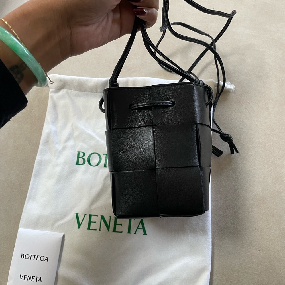 Bottega Veneta Mini Cassette Bucket Bag